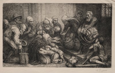 布鲁日的乞丐 作者 阿方斯·莱格罗斯（Alphonse Legros）