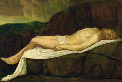 死者基督，1888年 作者 Alphonse Legros