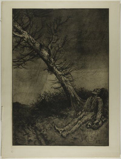 流浪者之死 作者 阿方斯·莱格罗斯（Alphonse Legros）