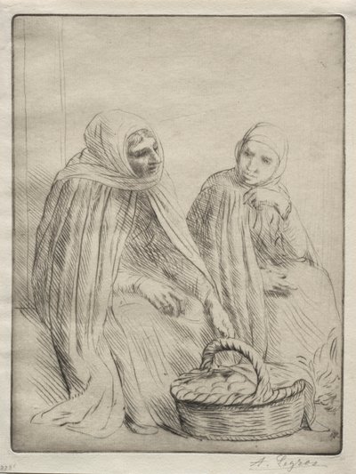鸡蛋商人（第 1 盘） 作者 阿方斯·莱格罗斯（Alphonse Legros）