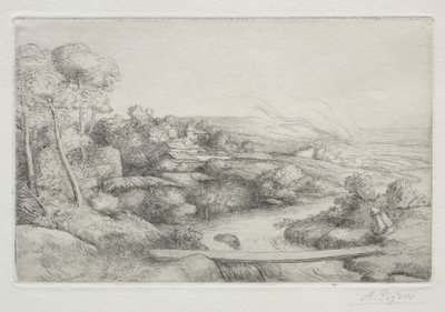 人行天桥 作者 阿方斯·莱格罗斯（Alphonse Legros）