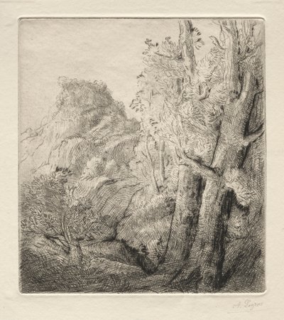 旧城。 作者 阿方斯·莱格罗斯（Alphonse Legros）