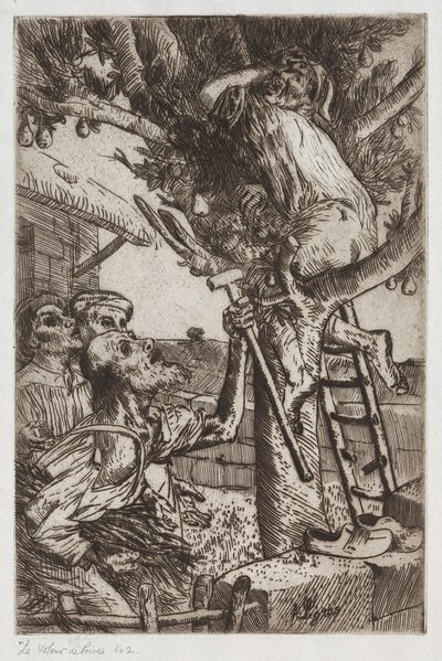 偷梨贼》，第 1 号 作者 阿方斯·莱格罗斯（Alphonse Legros）