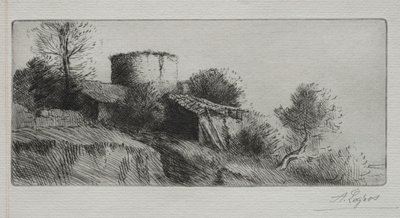 鸽子塔。 作者 阿方斯·莱格罗斯（Alphonse Legros）