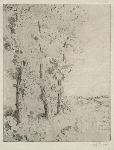 朗读者  树下的讲座 作者 阿方斯·莱格罗斯（Alphonse Legros）