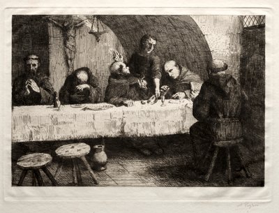 餐厅
 作者 阿方斯·莱格罗斯（Alphonse Legros）