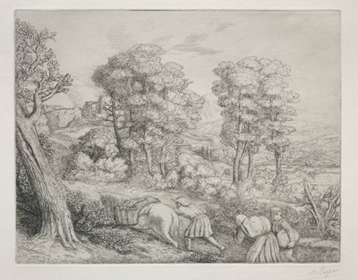 返回农场返回农场。 作者 阿方斯·莱格罗斯（Alphonse Legros）