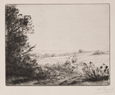 通往霍维尔之路 作者 阿方斯·莱格罗斯（Alphonse Legros）