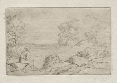 石头。 作者 阿方斯·莱格罗斯（Alphonse Legros）