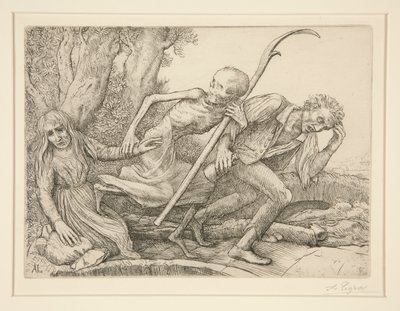 死神的胜利：死神禁锢 L 作者 阿方斯·莱格罗斯（Alphonse Legros）