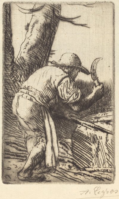 剪树枝的人 剪树枝的人。 作者 阿方斯·莱格罗斯（Alphonse Legros）