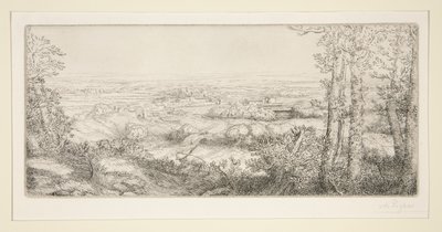 勃艮第山谷 作者 阿方斯·莱格罗斯（Alphonse Legros）