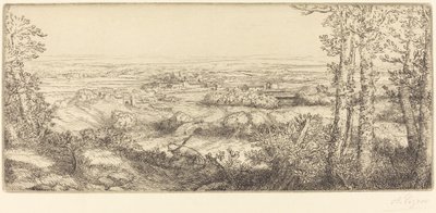 勃艮第的山谷 勃艮第的一个山谷。 作者 阿方斯·莱格罗斯（Alphonse Legros）