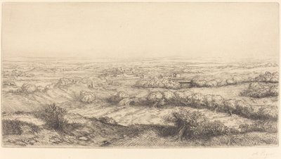 勃艮第的山谷 勃艮第的一个山谷。 作者 阿方斯·莱格罗斯（Alphonse Legros）