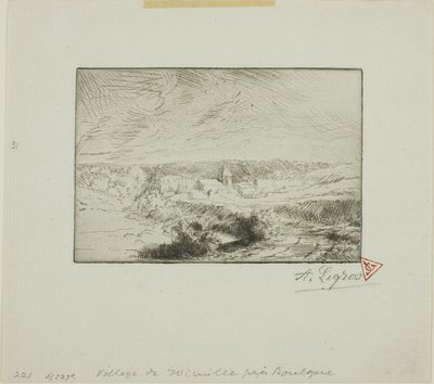 布洛涅附近的维米勒村 作者 阿方斯·莱格罗斯（Alphonse Legros）