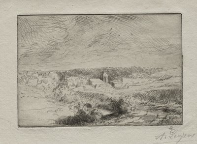 布洛涅附近的维米勒村 作者 阿方斯·莱格罗斯（Alphonse Legros）