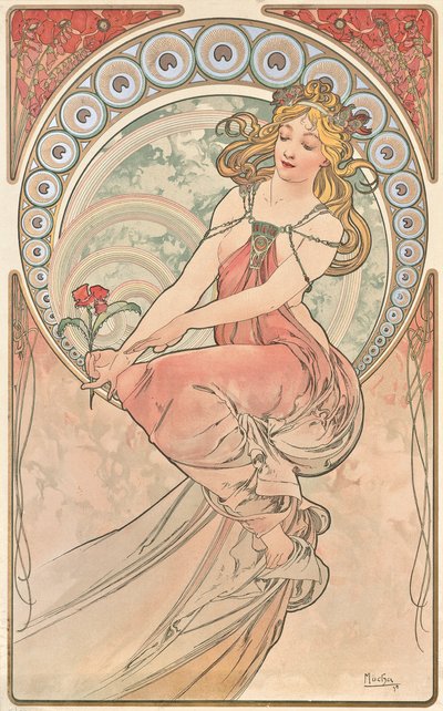 绘画，1898年 作者 Alphonse Mucha