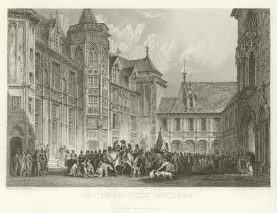 Hotel-de-Ville Bourges 作者 阿方斯·玛丽·德·诺伊维尔