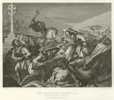 游览之战，公元732年 作者 Alphonse Marie de Neuville