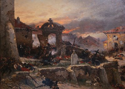 1870年8月18日，圣普里瓦特公墓，1881年 作者 阿方斯·玛丽·德·诺伊维尔