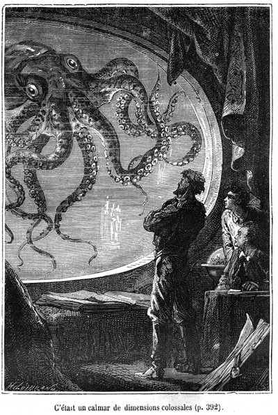 "海下两万里格" 作者 阿方斯·玛丽·德·诺伊维尔