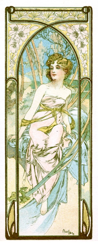 白天的光明》，1899年 作者 阿方斯·慕夏