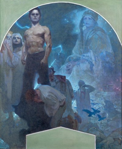 以自己的力量II，1911年 作者 阿方斯·慕夏