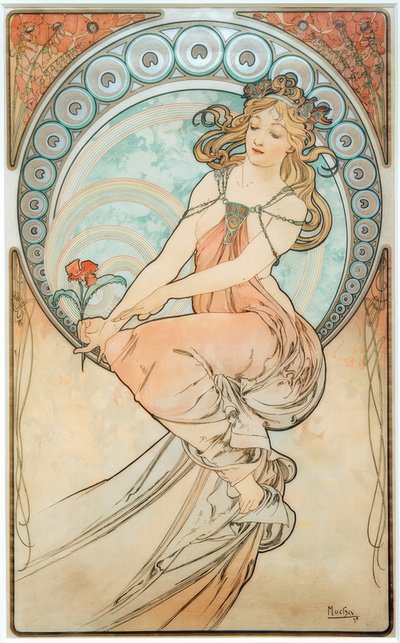 绘画 作者 Alphonse Mucha