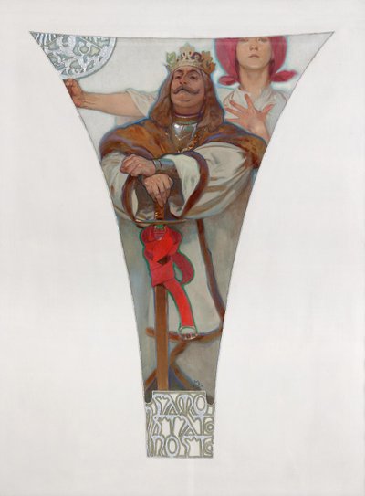 乔治·波德布拉迪（George of Podebrady），1911年 作者 阿方斯·慕夏