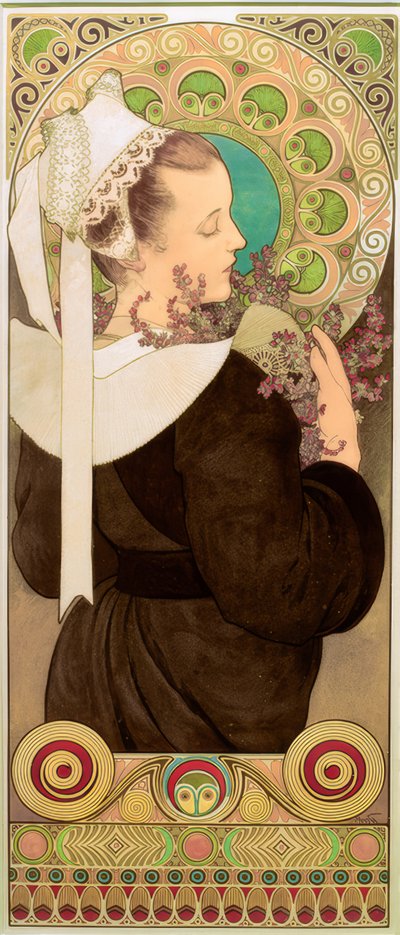 海德克拉特 作者 Alphonse Mucha