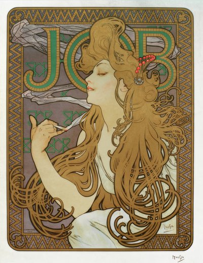工作 作者 Alphonse Mucha