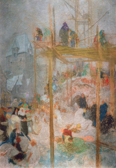 Johann Militsch von Kremsier / Studie zu Triptychon v. A.Mucha 作者 阿方斯·慕夏