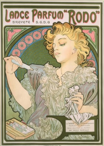 兰斯香水刮刀 作者 Alphonse Mucha