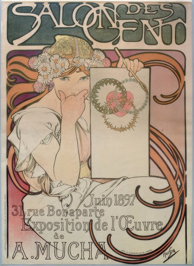 Cent沙龙 作者 Alphonse Mucha