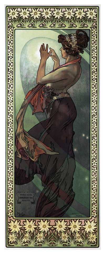 明星。月亮 作者 阿方斯·慕夏