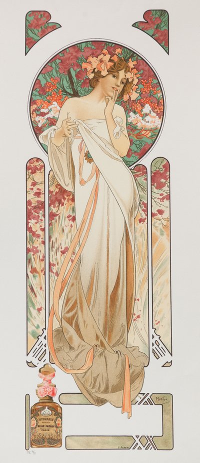 席尔瓦尼斯精华（Sylvanis Essence），1899年。 作者 阿方斯·慕夏