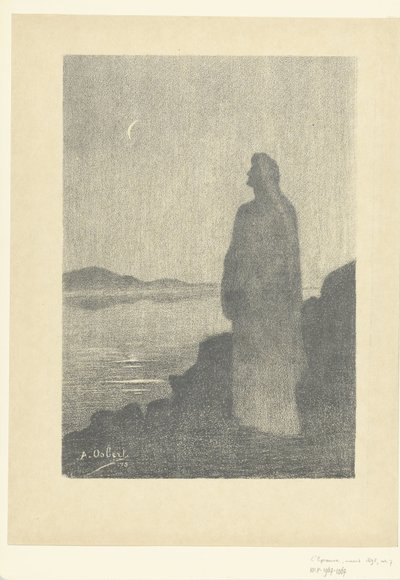 站在水边看月亮的女人 夜里做梦 夜里的遐想 L