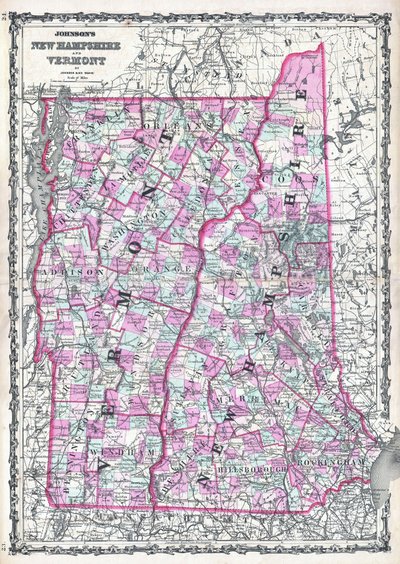 约翰逊的新罕布什尔州和佛蒙特州 作者 阿尔文·杰维特·约翰逊（Alvin Jewett Johnson）