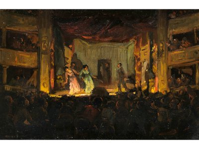 阿芒杜斯-福尔 那不勒斯圣弗朗西斯科大众剧院 作者 阿曼杜斯·佛雷（Amandus Faure）