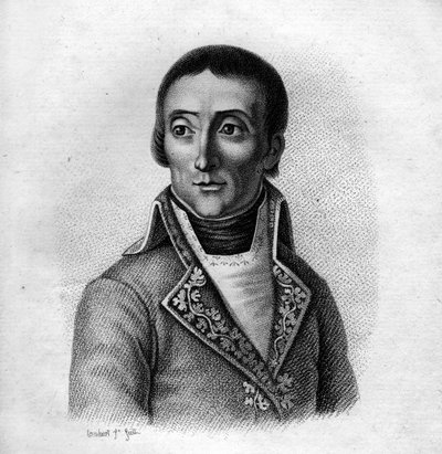 Eustache Bruix海军上将（1759-1805）--在 "法国胜利和征服后的法国将军肖像 "中，由Ambroise Tardieu于1818年刻制。斯泰拉收藏。 作者 安布罗斯·塔迪厄（Ambroise Tardieu）