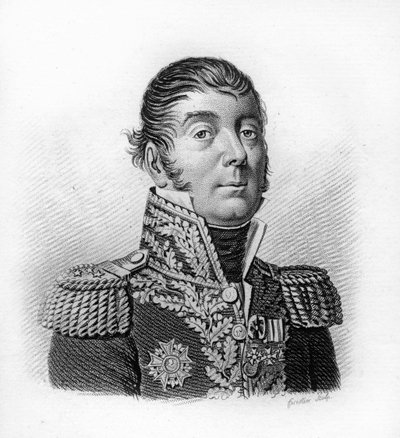 安托万-纪尧姆-朗庞（Antoine Guillaume Rampon）（1759-1842）--载于《法国胜利和征服后的法国将军画像》。Ambroise Tardieu于1818年雕刻的。Stella系列。 作者 安布罗斯·塔迪厄（Ambroise Tardieu）
