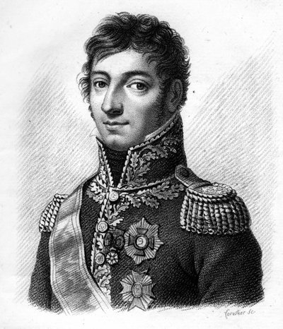 Lefèvre Desnouettes将军（1773-1822）--载于《法国胜利和征服后的法国将军肖像》。Ambroise Tardieu于1818年雕刻的。斯泰拉收藏。 作者 安布罗斯·塔迪厄（Ambroise Tardieu）