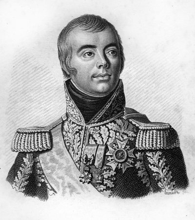 雅克-亚历山大-麦克唐纳（1765-1840），法国元帅。 载于《法国胜利和征服后的法国将军肖像》。Ambroise Tardieu于1818年雕刻的。斯泰拉收藏。 作者 安布罗斯·塔迪厄（Ambroise Tardieu）