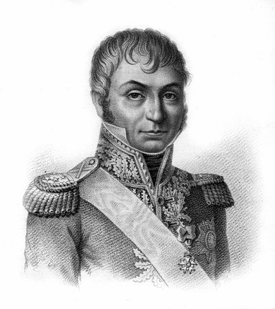 让-巴蒂斯特-茹尔丹（1762-1833），伯爵，法国元帅--载于法国胜利和征服后的法国将军肖像。Ambroise Tardieu于1818年雕刻的。斯泰拉收藏。 作者 安布罗斯·塔迪厄（Ambroise Tardieu）
