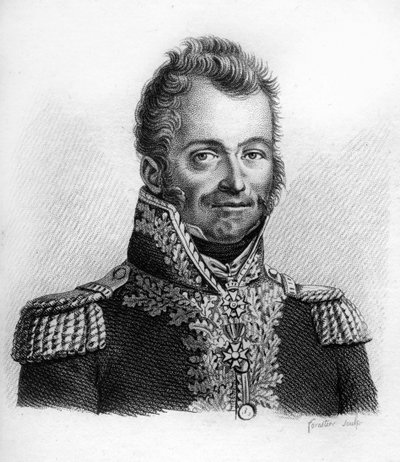 让-弗朗索瓦-罗马，旅长（1773-1826）--载于《法国人胜利和征服后的法国将军画像》。Ambroise Tardieu于1818年雕刻的。Stella系列。 作者 Ambroise Tardieu