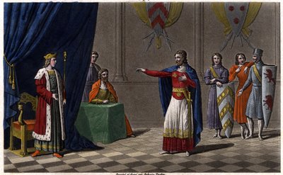 Louis V le Faineant（约967-987年），在未来的法国国王Hugues Capet的保护下，于986年被宣布为法国国王Draw，1825年被Ambroise Tardieu墓。 作者 安布罗斯·塔迪厄（Ambroise Tardieu）