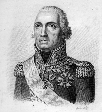 蒙西元帅.Bon Adrien Jeannot de Moncey，法国科内利亚诺公爵侯爵（1754年至1842年）.载于《法国胜利和征服后的法国将军肖像》。Ambroise Tardieu于1818年雕刻的。斯泰拉收藏。 作者 安布罗斯·塔迪厄（Ambroise Tardieu）