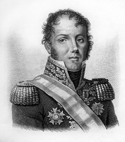 多米尼克-路易斯-安托万-克莱因将军的肖像，1759-1845年--载于《法国胜利和征服后的法国将军肖像》。Ambroise Tardieu于1818年雕刻的。Stella系列。 作者 安布罗斯·塔迪厄（Ambroise Tardieu）