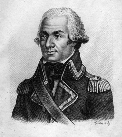 法国将军查尔斯-弗朗索瓦-杜-佩里耶（Charles François du Périer dit Dumouriez）（1739-1823）的肖像--载于《法国将军的肖像与法国的战争和征服》，由安布罗伊斯-塔迪欧于1818年刻印。Stella系列。 作者 安布罗斯·塔迪厄（Ambroise Tardieu）