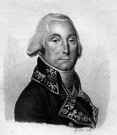 奥利维尔-马库-里瓦德-拉菲尼埃（1766-1839）的肖像。帝国将军和男爵。载于《法国胜利和征服后的法国将军画像》。Ambroise Tardieu于1818年雕刻的。斯泰拉收藏。 作者 Ambroise Tardieu